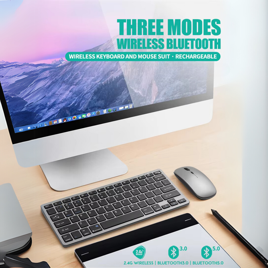 "Slim" Bluetooth keyboard & mouse