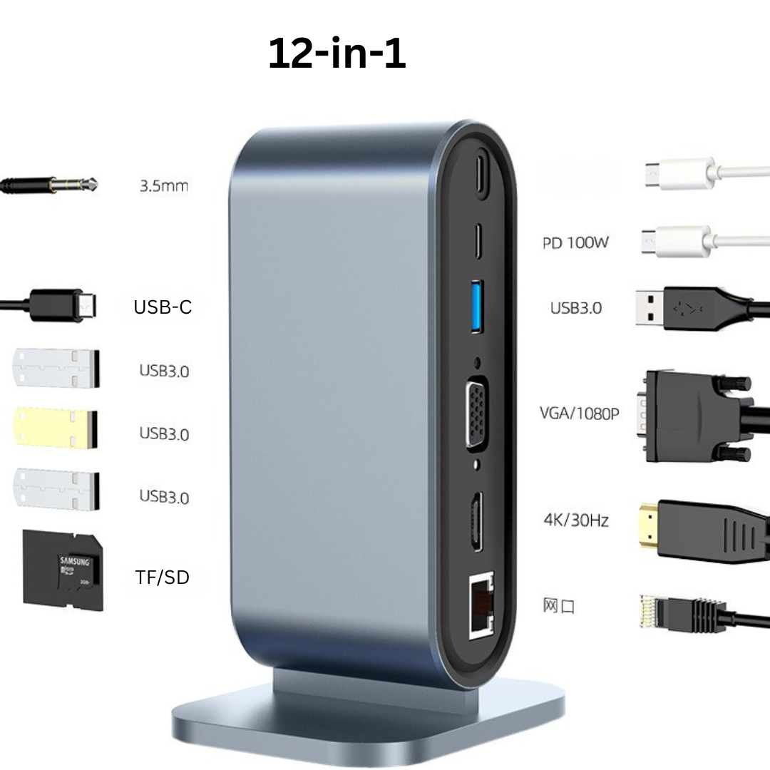 Multifunctional docking station for laptop & smartphone