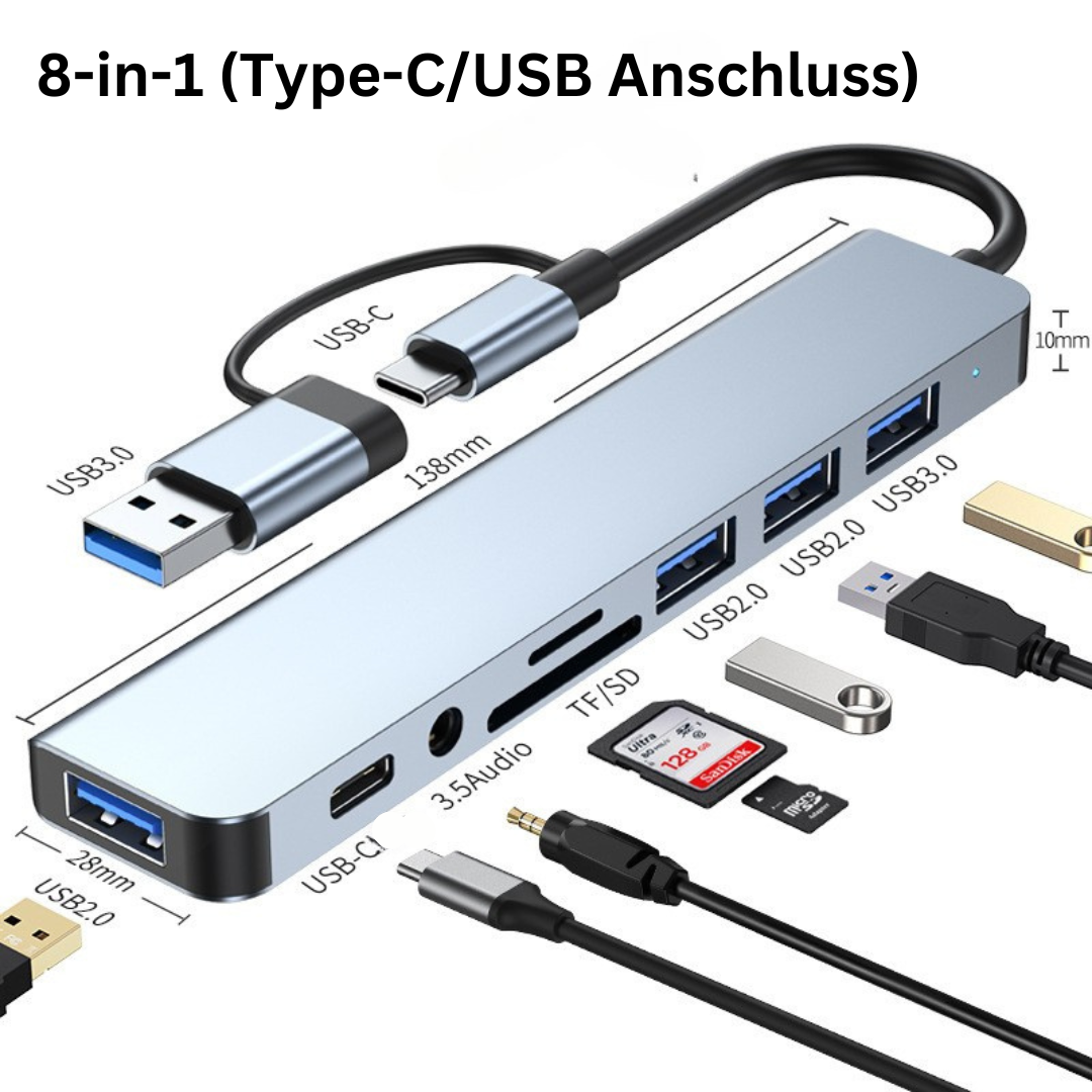 Multifunctional docking station for laptop & smartphone