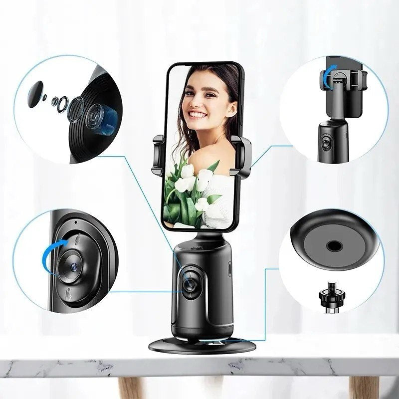 360° Smart Tracking Camera Stick – Perfect Shots in Motion
