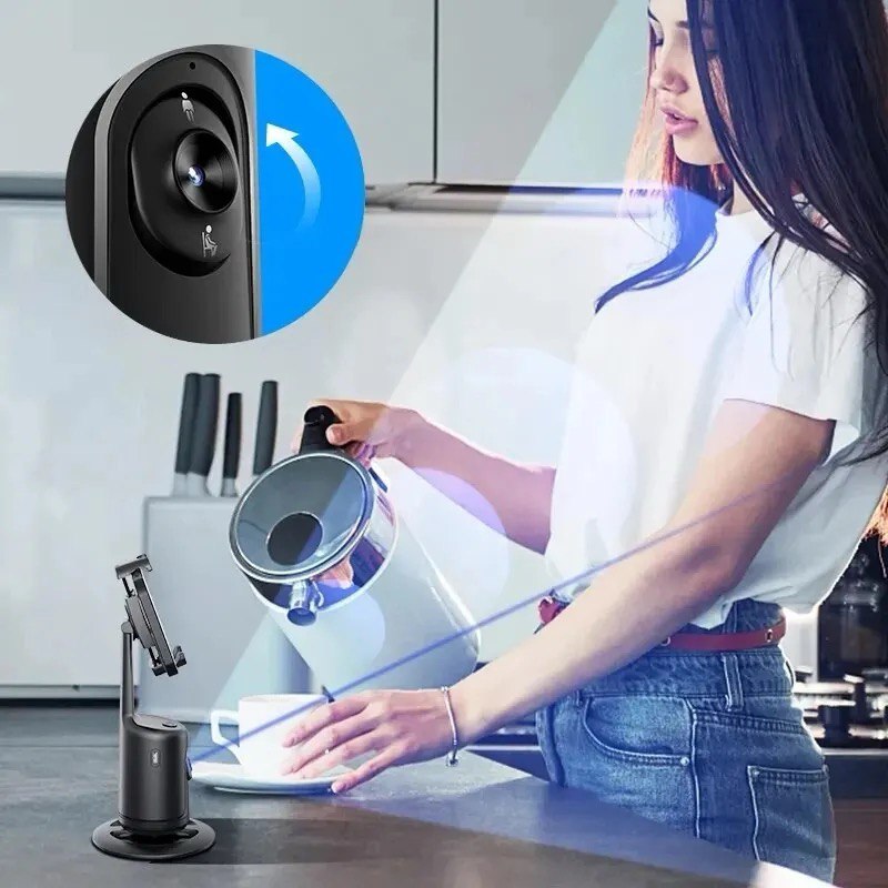 360° Smart Tracking Camera Stick – Perfect Shots in Motion
