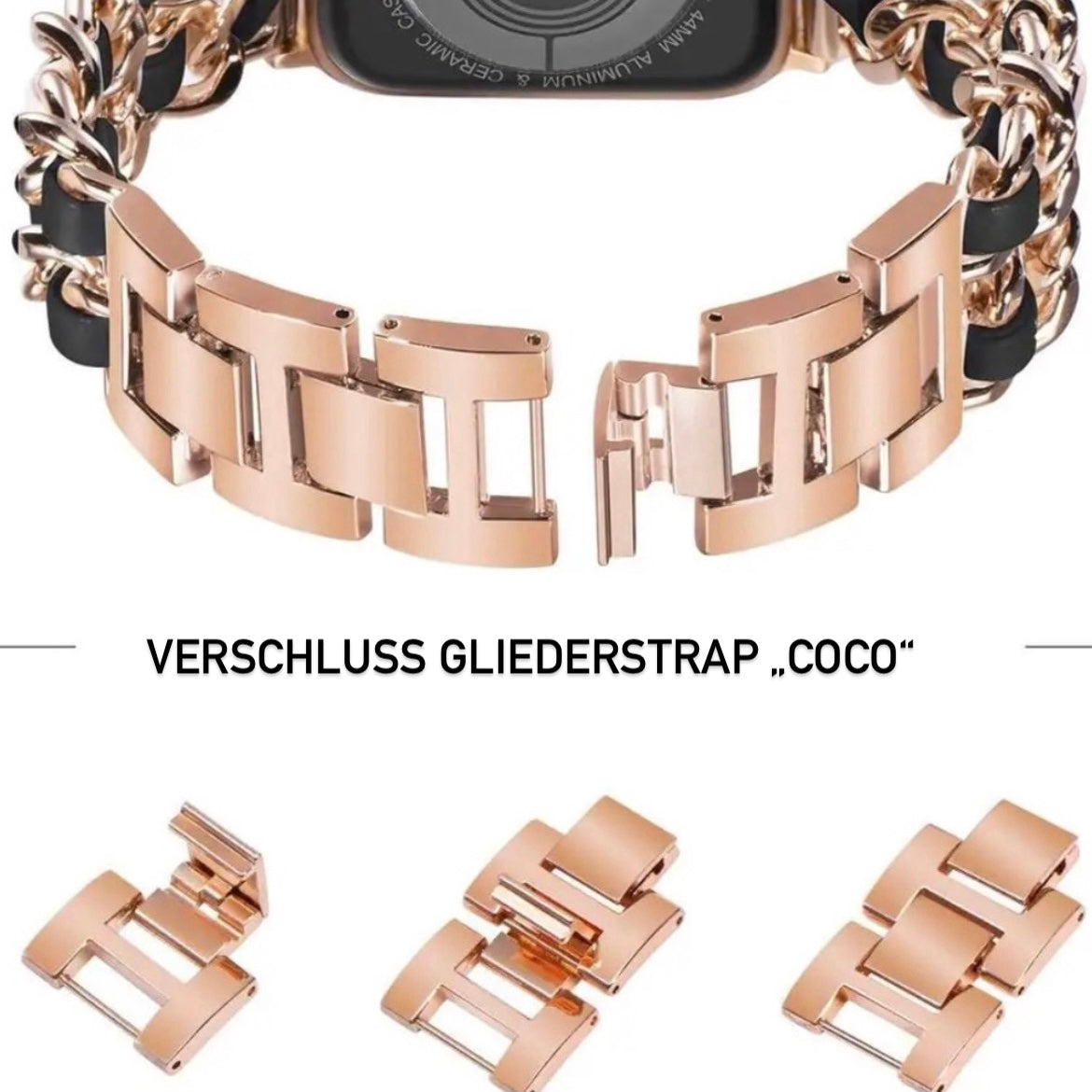 Apple Watch Link Bracelet | "Coco" 