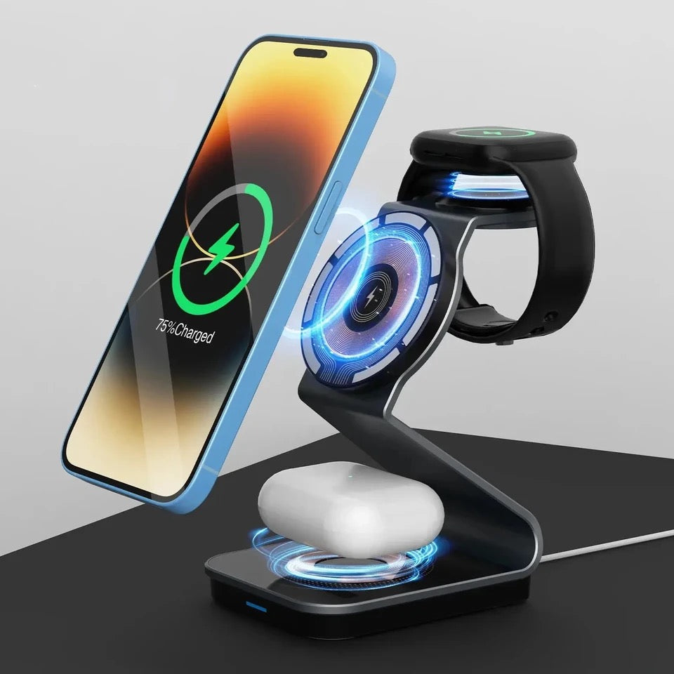 3-in-1 Foldable Wireless Charging Station
