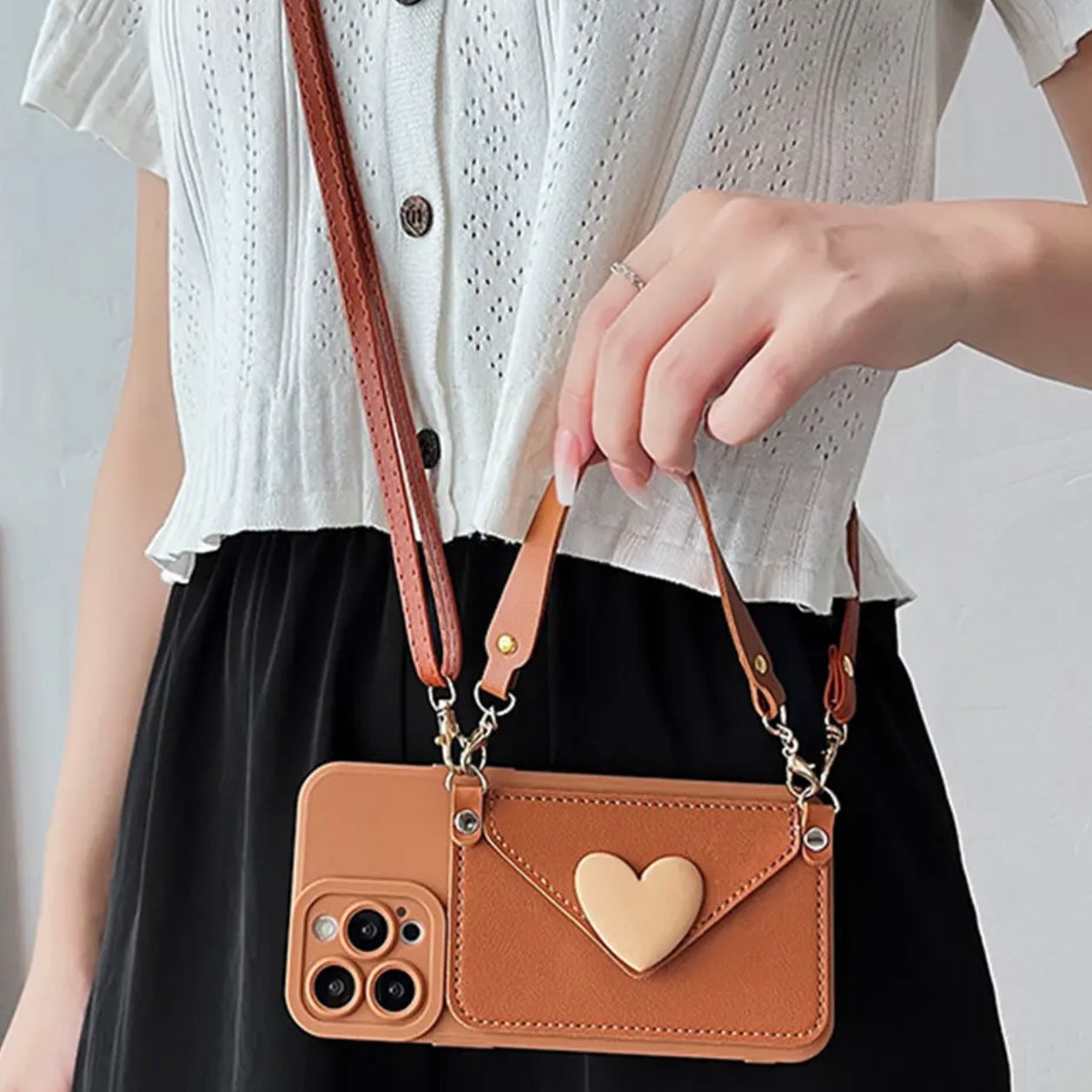 iPhone shoulder case | "Stella" 