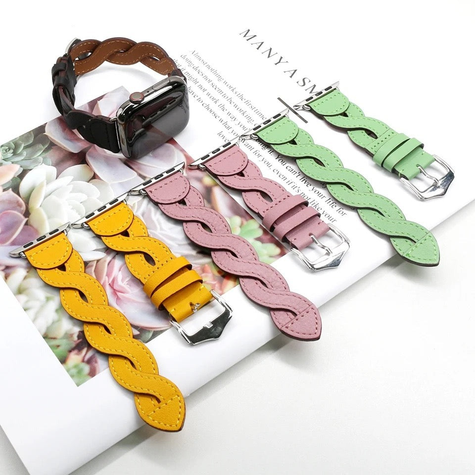 Apple Watch leather strap | "Braided" 