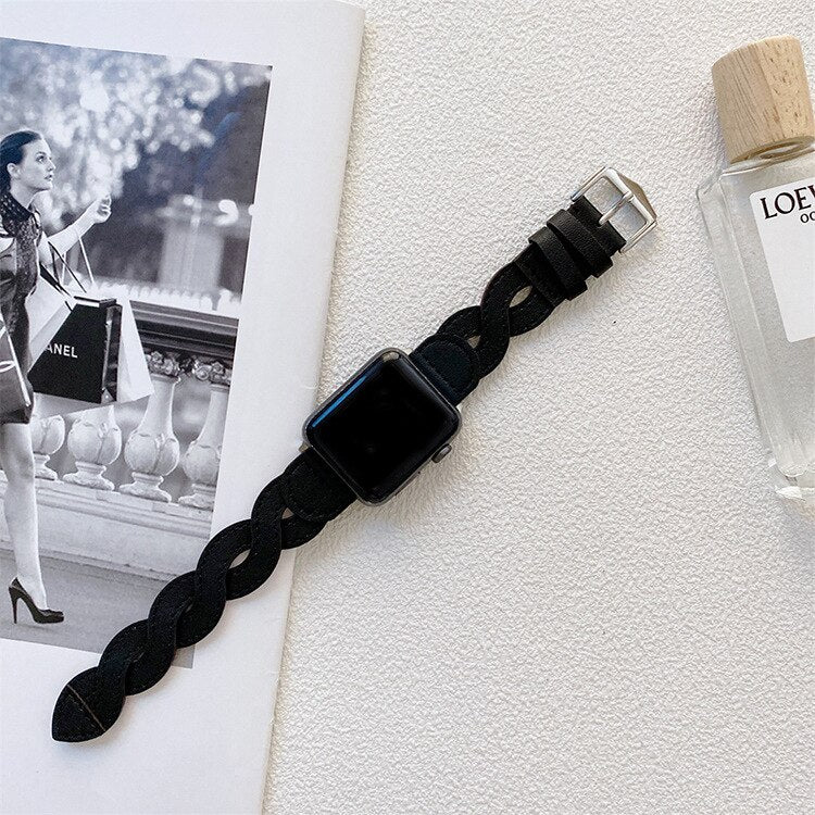 Apple Watch leather strap | "Braided" 
