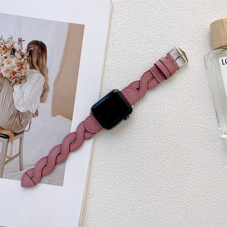 Apple Watch leather strap | "Braided" 