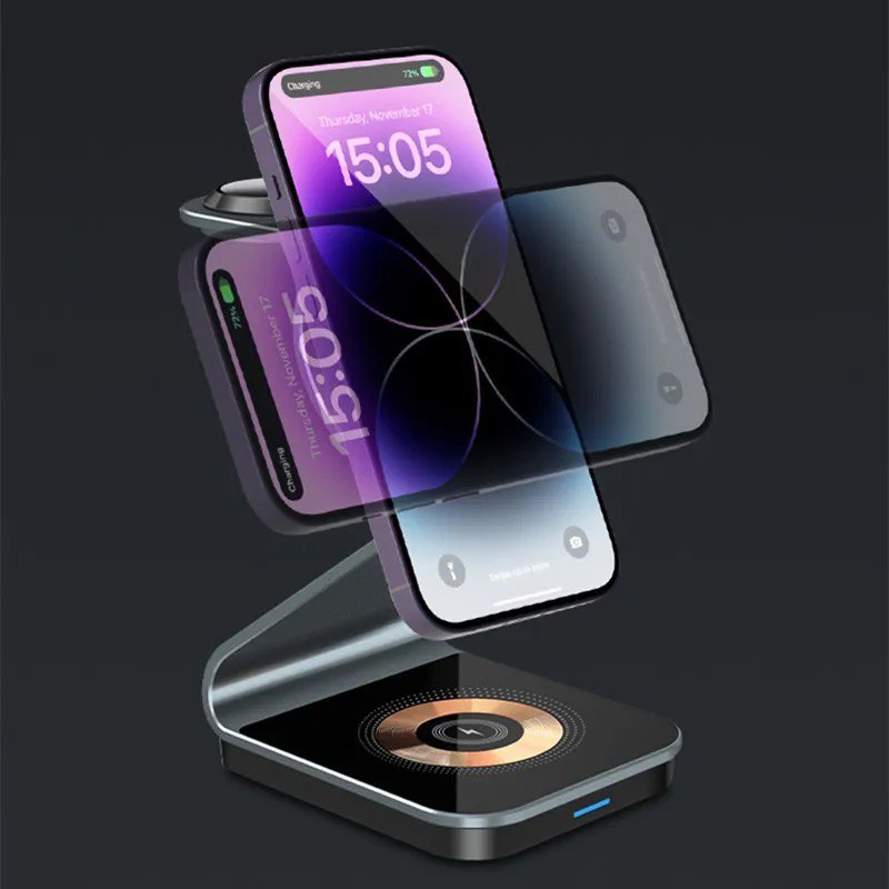 3-in-1 wireless charging station